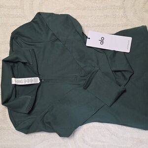 ALO Yoga Clover Green SoftSculpt Pullover